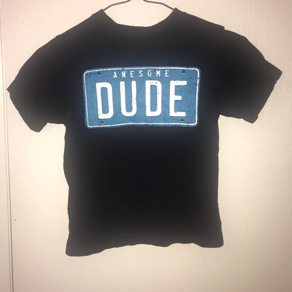 Boys “Awesome Dude” Children’s Place Graphic Tee - Picture 1 of 3